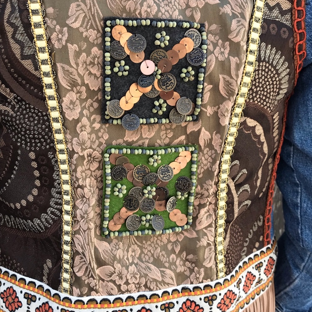 Handmade Upcycled Denim Jacket - Picture 5 of 6